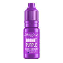 Dekozauber24 Purple food colouring - 11 ml highly concentrated and food-safe liquid violet food colouring for cakes, drinks, fondant & more - vegan