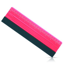 PEOVLVN Professional Squeegee for Vinyl, Small Felt Squeegee with Ruler Wallpaper Smoothing Tool Vinyl Wrap Squeegees for Decals Sticker Paper