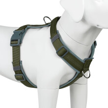 Plutus Pet No Pull Dog Harness, Adjustable Reflective and Soft Padded, Heavy Duty Harness for Small, Medium, Large Dogs(Ranger Green, XS)