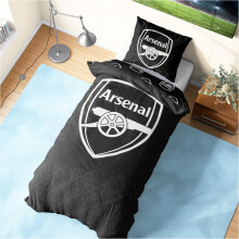 Get Trend Arsenal FC Single Duvet Cover Set, Reversible Football-Themed Bedding Set with Pillowcase, Ultra Soft & Durable Duvet Quilt Bedding Cover (
