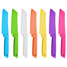 Gurfzcyuoo Plastic Kid Kitchen Knife Set, 7/10 Pcs Safety Knives for Children Kitchen Knife Set