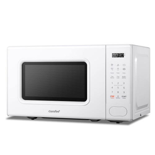 COMFEE 700w 20 Litre Digital Microwave Oven with 6 Cooking Presets Exp