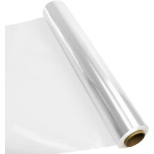 WAIZHIUA 80cm x 30m Cellophane Wrap - Clear Cellophane Wrap for Hampers, 3 Mil Thickness Transparent Wrapping Paper for Gift Baskets