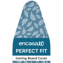Encasa XO Ironing Board Covers and pad 125x46 cm- Thick 3mm Felt Padding, Drawstring Tightening & Lock, Heat Reflective, Scorch & Stain Resistant