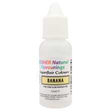 Sugarflair Banana Natural Flavouring - Add Flavours to Cakes, Ice Creams, Chocolates, Icings