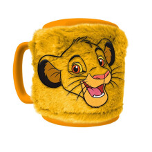 Pyramid International The Lion King (Simba Smiling Face) Fuzzy Mug, 15.5oz/440ML - Cozy and Charming Mug with Removable Sleeve for The Lion King Fans