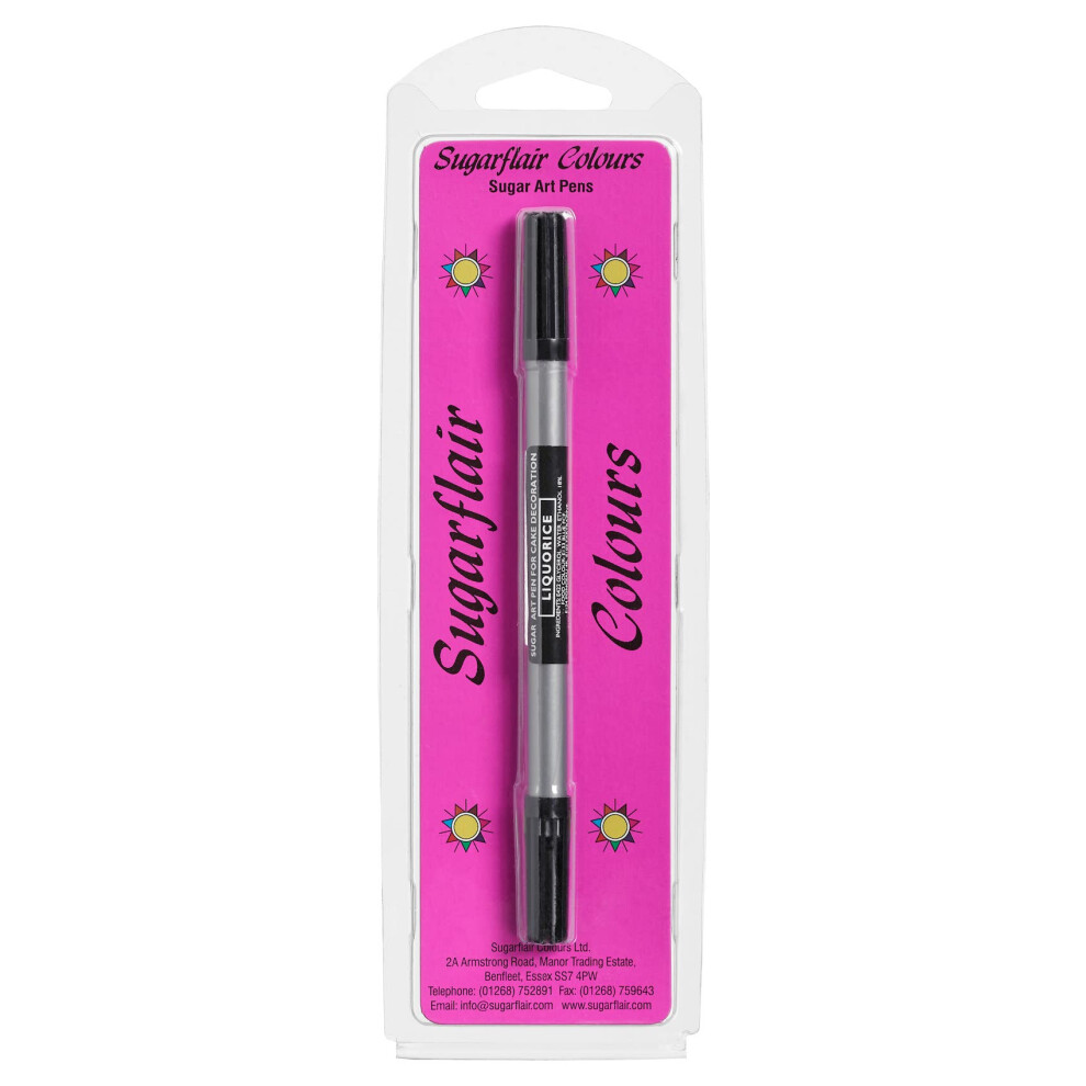 Sugarflair Black Edible Food Decorating Pen-image-OPC-PVX87ZK-NEW