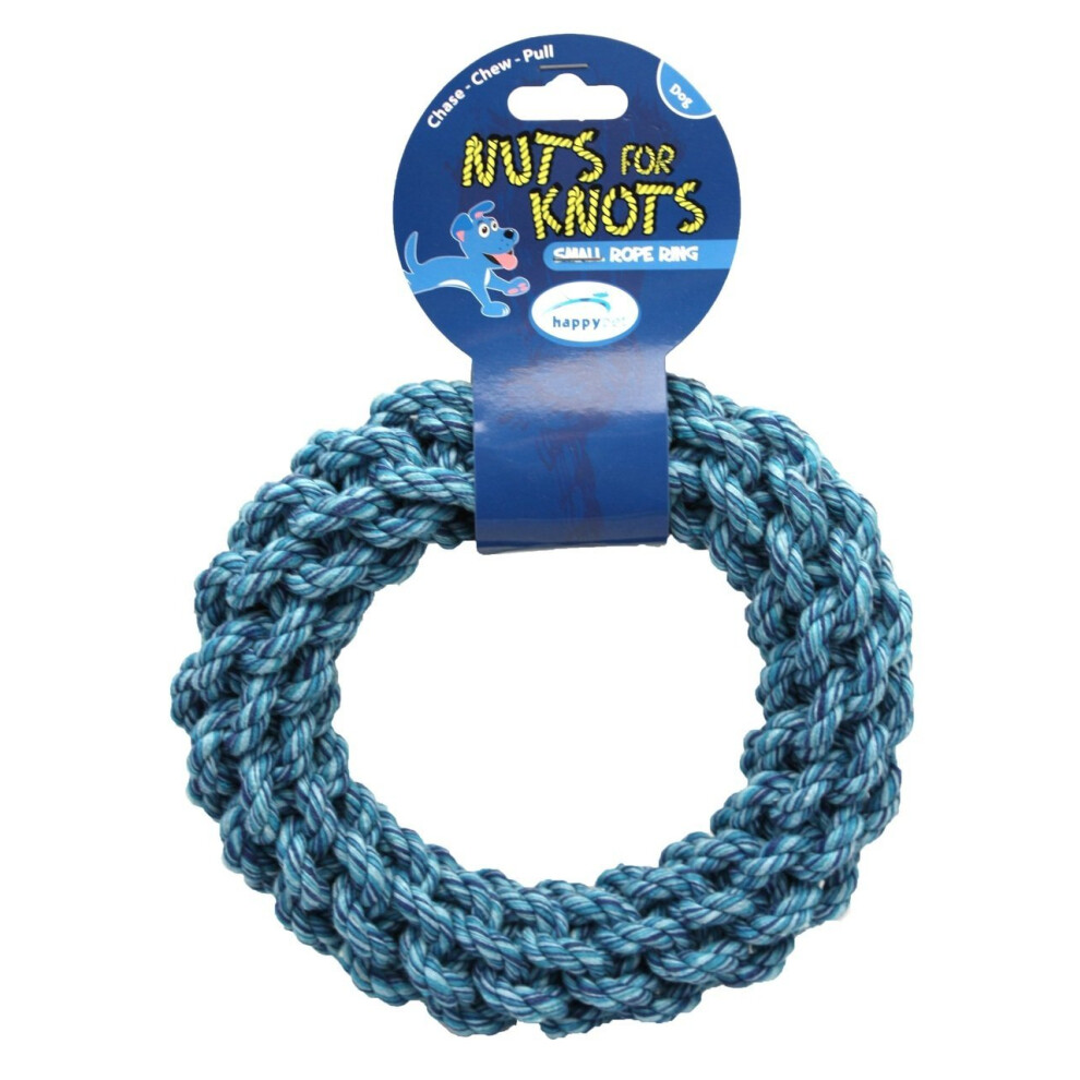 Nuts For Knots Rope Ring Dog Toy, Large, Assorted Colours 5051227020956