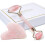Gua Sha Und Gesichtsroller Beauty Massager, Jade Roller Rosenquarz 1