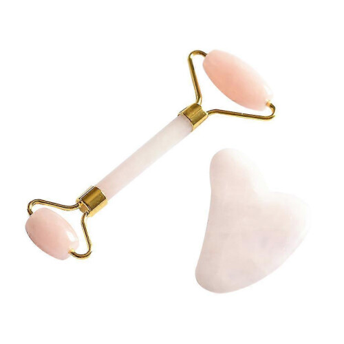 Jade Roller Gua Sha Set for Face Scraping Stone Tool Natural Anti Aging Wrinkle