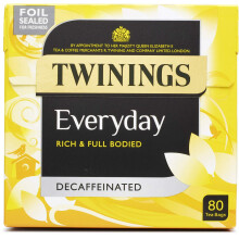 Twinings Everyday Decaffeinated Tea Bags 250 g x80