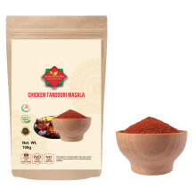 Tandoori Masala Powder 100g by The Worldwide Mint's | Premium Indian Spice Blend for BBQ, Grilling & Curries | All-Natural Aromatic Seasoning Mix | N