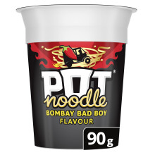 Pot Noodle Bombay Bad Boy Standard Pot instant vegan* snack quick to make noodles Instant Noodle 90 g