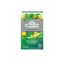Ahmad Tea Peppermint & Lemon Fruit & Herbal Infusion - 20 Teabags