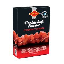 Strawberry Finnish Soft Gourmet Licorice Liquorice Box 200g