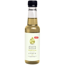Simply Sugar Free Vanilla Syrup, Low Calorie, Vegan & Nut Free Flavoured Syrup for Coffee, Cocktails & Baking (250ml)