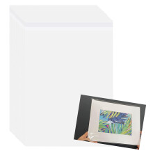 A3 Clear Cellophane Bags 100 Pack for Artwork/Photos/Cards/Prints - Strong Self Seal Display Bags 31cm x 42cm