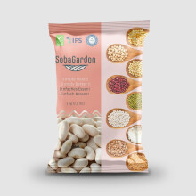 Seba Garden White Beans 1kg – (Kuru Fasulye), Premium Turkish Dry Beans, High in Protein & Fibre, All-Natural & Vegan – Ideal for Stews, Soups