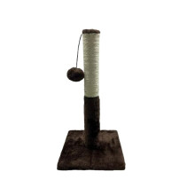 Webeasy 48cm Tall Cat Scratching Post, Claw Scratcher Sisal Rope Covered Soft Smooth Plush, Vertical Scratch [Full Strectch], Modern Design 48cm Heig