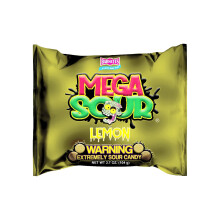 Barnetts - Mega Sour Candy Lemon 104g - Trendy Sweet Bags - Traditionally Handmade Sweets - Sour Coating Lasts 20 Seconds - Candies for Party Bag