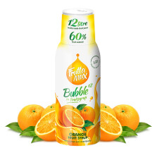 FruttaMax Orange Syrup | Less Sugar | 60% Real Fruit Concentrate | Suitable for soda Machine 500ml