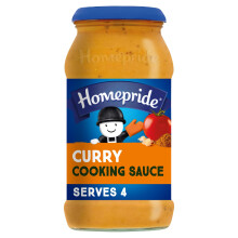 Homepride Mild and Creamy Curry Cooking Sauce, 485 g Jar (Pack of 1)