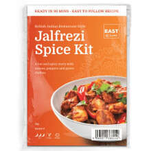 East at Home Jalfrezi Spice Kit, Create Authentic Restaurant Quality Jalfrezi Curry Ready in just 30 minutes, Serves 4, Vegan & Gluten-Free, Pack of 1