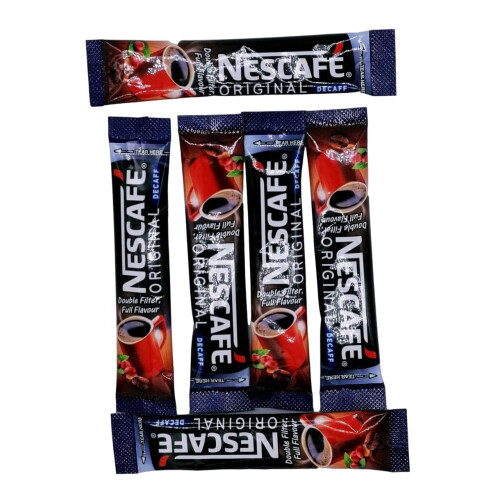 Nescafe Nescafé Original Decaf Instant Coffee Sticks 50 x 2g Sachets