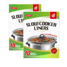 ECOOPTS Slow Cooker Liners by ECOOPTS | Small Cooking Bags Fit 1-3 Quarts (10)