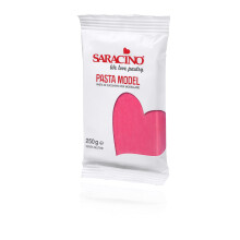 Saracino Sugar Paste Model Fuchsia for Modeling 250 g Gluten Free Made in Italy
