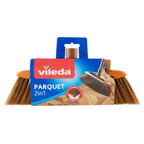 Vileda Vileda 2 in 1 Broom Parquet brown