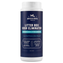 Rocco & Roxie Litter Box Odor Eliminator, Best Natural Urine Deodorizer, Cat Box Deodorizer, Smell Control, Odor Absorber, Safe for Kitty, 12 oz