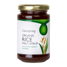 Clearspring Organic Rice Malt Syrup | 300g | Subtle Caramel Flavour | Alternative to Refined Sugar | Fat Free | Vegan | Reusable Zero Waste Packaging