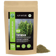 Alpi Nature Organic Thyme Dried 250g 8.8 oz, Dried and Rubbed Herb, Thyme Spice for Cooking