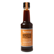 Thornleys Worcester Style Sauce | 1 Bottle x 150ml | No Additives, Preservatives, Colours, MSG, Wheat or Gluten | Suitable for Vegans