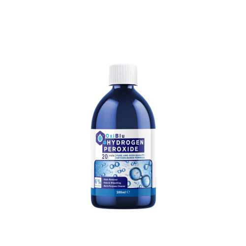 OxiBlu - Hydrogen Peroxide 6% - 500ml, 20 Vols, Clear
