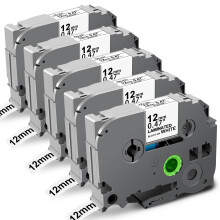 Compatible with Brother P-Touch TZe-231 Label Tape, 12mm 0.47" for Brother Label Printer Laminated
