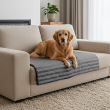NWK Fluffy Self Warming Cat Mat, Heated Cat Blanket, Thermal Dog Mat, Washable, Non-Slip Bottom for Sofa & Crate & Kennel & Car Seat
