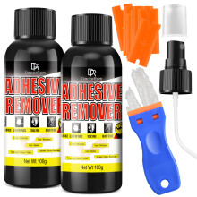 Adhesive Remover, 200ml Enhanced Version Sticker Remover Spray Glue Remover With Plastic Scraper, Adhesive Remover for Cars, Windows, Glass