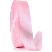 Light Pink Satin Ribbon 12mm (1/2 Inch) Wide, 22 Metrs Thick Ribbon for Gifts Wrap Sew Party, Decorations Events Dress Wedding Christmas Crafts