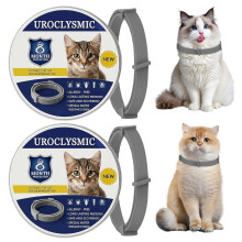 2 Pack Cat Collar for Infections Prevention, Waterproof & Adjustable Cat Collars with Gentle Soothing Scents, Natural Essential Oils Collar, 16-Month
