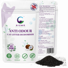 Gizmo Pet Supplies Cat Litter Freshener – Organic and All-Natural Cat Litter Odour Eliminator– Planet-Friendly Pet Litter Deodorizer