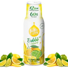FruttaMax Lemon and Lime Syrup | Less Sugar | 60% Real Fruit Concentrate | Suitable for soda Machine 500ml