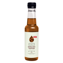 Simply Sugar Free English Toffee Syrup, Low Calorie, Vegan & Nut Free Flavoured Syrup for Coffee, Cocktails & Baking (250ml)