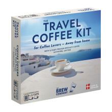 Travel Coffee for The Coffee Lover, Brew 6 Cups of Hand Roasted Specialty Coffee on the go and as Travel Back-Pack. Enjoy Fresh Rich Specialty Coffee