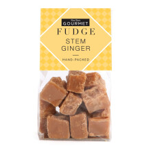 Bon Bon's Gourmet - Stem Ginger Fudge Bag, Handmade British Fudge 150g