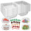 Surflyee 50PCS Boxes Individual for Cake Slice Portions 1