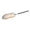 ABENA Feather Duster - 110cm Wool Dusting Brush for Cleaning Sensitive Surfaces in All Environments 1
