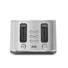 Morphy Richards Motive 4 Slice Toaster, Browning Controls, Reheat, Cancel and Defrost Settings, Bread Lever, Removable Crumb Tray