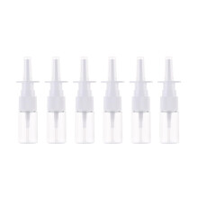 Aiweijia 6PCS Nasal Spray Bottle, 10ml Empty Plastic Nasal Spray Bottles Pump Sprayer Mist Nose Spray Refillable Bottle For Saline Essential Oils